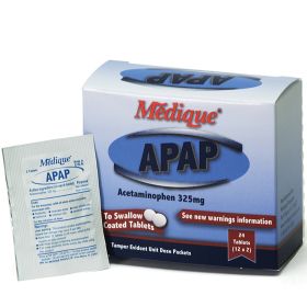 APAP, 24/box - Acetaminophen 325mg