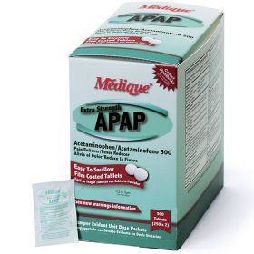 Extra Strength APAP, 500/box - Acetaminophen 500mg