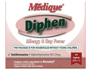Diphen, 24/box - Compare to Benadryl