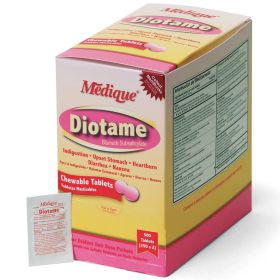 Diotame, 500/box - Compare to Pepto Bismol Chewable