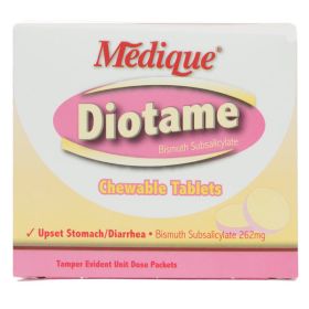 Diotame, 24/box - Compare to Pepto Bismol Chewable