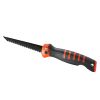 Folding Jab Saw, 5 in Foldable Jab Saw with Soft Grip Handle, Triple Ground Teeth and Sharp Tip, for Drywall, Wood, PVC Pipes