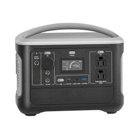 600W Solar Generator Power Station, 493Wh LiFePO4 Battery Backup with 8 Output Ports for Home Emergency, Outdoor Camping