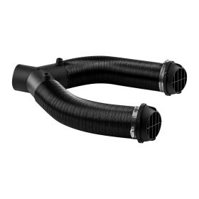 Diesel Heater Pipe Duct Vent Kit, 3-inch Heater Pipe Warm Air Outlet Vent Set with Y-Shaped Connector & Air Duct Clamps