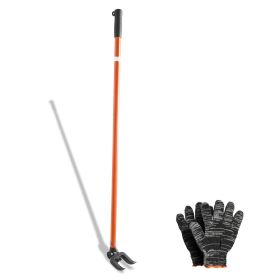 Heavy Duty Deck Board Pallet Buster Tool, 44 Inch Carbon Steel Handle Wrecking Pry Bar, 2000 lbs Weight Capacity