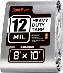 8x10 FT Heavy Duty Waterproof Tarp 12 Mil