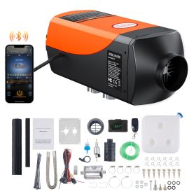 Bluetooth App Control Diesel Air Heater, 12V 8KW Diesel Heater with Automatic Altitude Adjustment, Remote Control and LCD