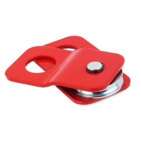 4 Ton Heavy Duty Winch Pully Block - Front-Mounted Towing & Winch with Steel/Synthetic Rope Compatible for Trucks, Tractors, ATVs