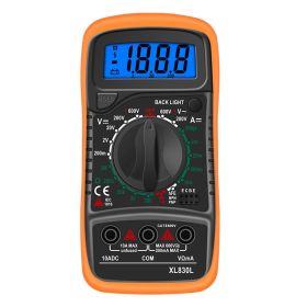 Compact Multimeter - measure DC / AC voltage, DC current, resistance, transistor, diode