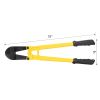 18" Bolt Cutter Metal Cutter for Fence, Steel Wire, Chain, Screws, Rivets & Medium Padlocks