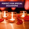 Unscented Tea Light Candles 45 Pack | 4 Hours, White, Smokeless, Dripless Small Votive Paraffin Tealights