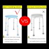 Swivel Shower Chair for Inside Shower, Adjustable Round Shower Stool with Back Scrubber, Shower Seat for Inside Tub Bathroom Ben