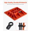 High Lift Jack Base and Handle Keeper, 11.6" x 11.6" Off Road Jack Stand Base with 7000 Pound Capacity