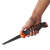 Folding Jab Saw, 5 in Foldable Jab Saw with Soft Grip Handle, Triple Ground Teeth and Sharp Tip, for Drywall, Wood, PVC Pipes