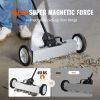 Rolling, Push-Type Magnetic Pick Up Sweeper, 18-inch Large 45Lb Magnet Pickup