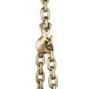 G80 Transport Binder Chain, 3/8" x 10.3' Tow Chain with Clevis Grab Hooks, 7100 lbs Safe Working Load