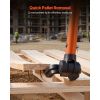 Heavy Duty Deck Board Pallet Buster Tool, 44 Inch Carbon Steel Handle Wrecking Pry Bar, 2000 lbs Weight Capacity