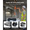 Manual Lever Chain Hoist, 3T 6600LBS Capacity Heavy Duty Come Along, 20FT Lift G80 Alloy Steel Chain With Dual Pawl Mechanical Brake