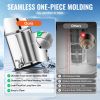 Gravity-fed Water Filter System, 2.25G 304 Stainless-Steel Countertop Water Filtration System, Reduces Lead and up to 99% of Chlorine