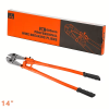 Extra Large 14" Bolt Cutter, T8 Alloy Steel High Leverage Wire Cutting Pliers, Heavy Duty Cable Cutter for Construction, Demolition, Industrial Use