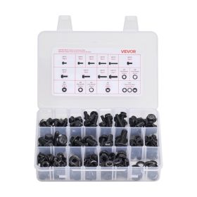 280 Piece METRIC Bolts, Washers and Nuts Assortment Kit, Alloy Steel, M6/M8/M10 Multiple Size