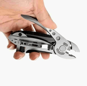 6 in 1 Stainless Steel  Multi-Tool  Adjustable Wrench/Plier