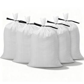 VEVOR Empty Sandbags, 100 Packs 16 x 26 in, Heavy Duty Woven Polypropylene Sandbags/Sacks with Ties, 50lb Capacity