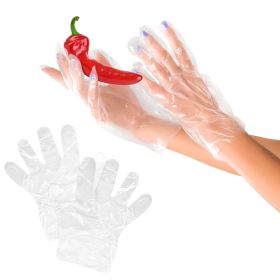 Poly Disposable Gloves, (Pack of 100) Non-Sterile-XLarge