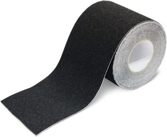 Black Heavy Duty Anti Slip/Non-Skid Tape for Stairs Indoor/Outdoor PVC 4"x35'