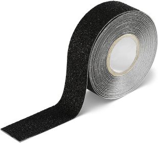 Black Heavy Duty Anti Slip/Non-Skid Tape for Stairs Indoor/Outdoor PVC 1"x35'