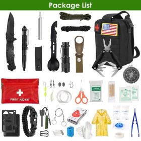 Emergency Survival & First Aid Kit  (47 Piece ) Survival Gear & Equipment