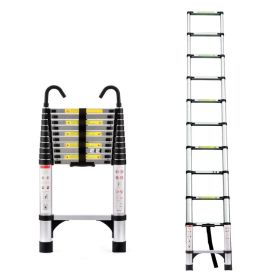 Multi-Functional Aluminum Telescoping/Folding Ladder (2-10 FT) (Option: 3.2m Aluminum Ladder)