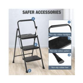 Portable 3-layer Step Ladder (Option: 3floors)