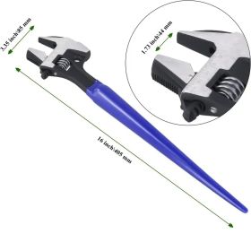 4-in-1 Multi-Function Adjustable Spud Wrench, 16 IN (Option: 16INx4IN)