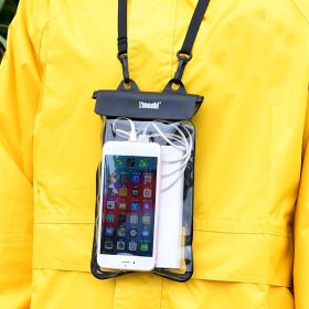 Sealed Waterproof Bag Touch Screen Mobile Phone Case; For Diving, Swimming, Fishing, Rafting; Extra Large (Color: Pink)