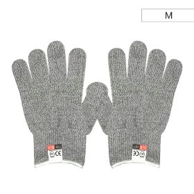Cut Resistant Gloves - Ambidextrous, Durable, Food Safe, EN388 Level 5 Cut Resistance Protection, Size S-XL (size: M)