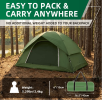 Tent for 2, 4 or 6 Person - Small, Easy Set-Up, Waterproof Two Person Tent for Camping, Family, Outdoor, Kids