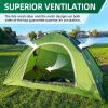 Tent for 2, 4 or 6 Person - Small, Easy Set-Up, Waterproof Two Person Tent for Camping, Family, Outdoor, Kids