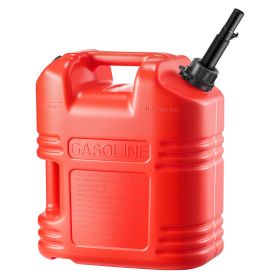 Fuel Container, 5 Gallon, Gas Tank with Spout & Clear Scale, 15 L/min Max Flow Rate, Secure & Leak-proof (Number of Sets: 1 Pack, Color: Red)