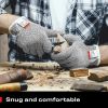 Cut Resistant Gloves - Ambidextrous, Durable, Food Safe, EN388 Level 5 Cut Resistance Protection, Size S-XL