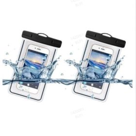 Mobile Phone Waterproof Bag (2 Pack) (Option: Black)